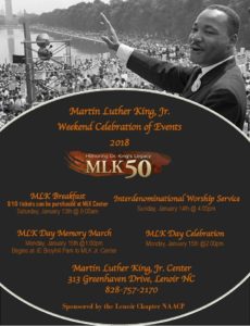 Remembering Dr. Martin Luther King Jr @ Lenoir MLK Center | Lenoir | North Carolina | United States