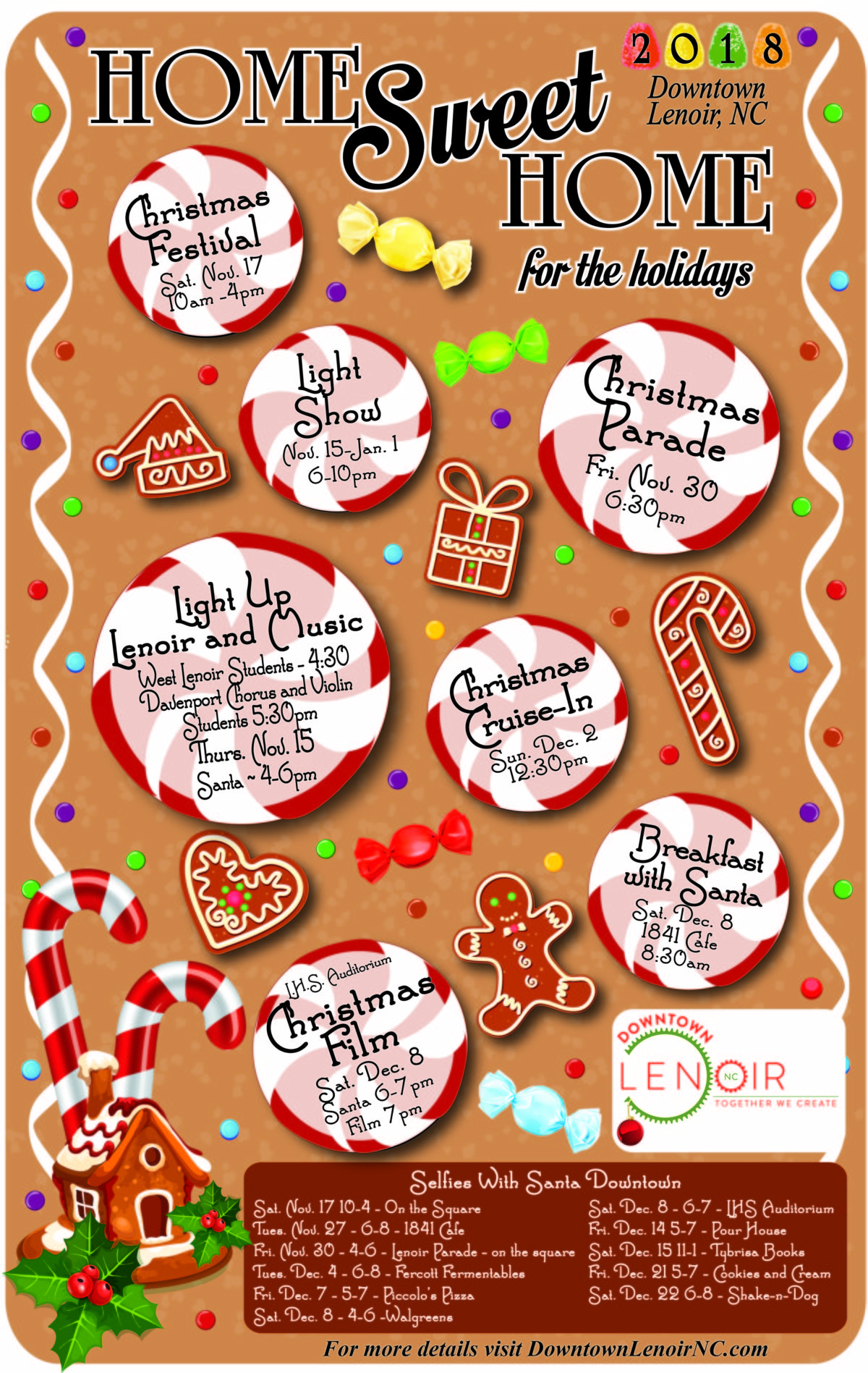 Christmas events in Lenoir Downtown Lenoir