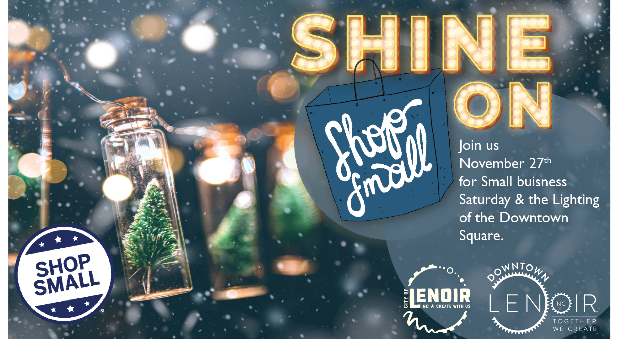 Shine On Shop Small & Holiday Light Show